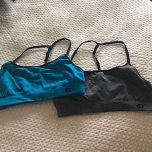Two bodybuilding.com sports bras